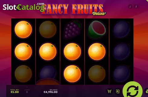 Ecran7. Fancy Fruits Deluxe slot
