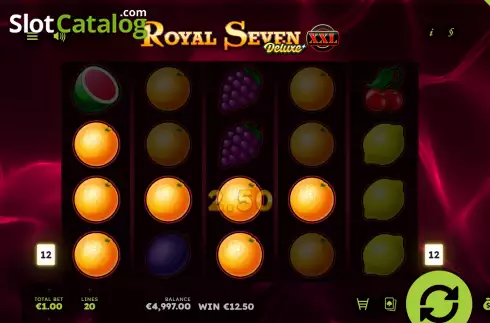 Win Screen 2. Royal Seven XXL Deluxe slot