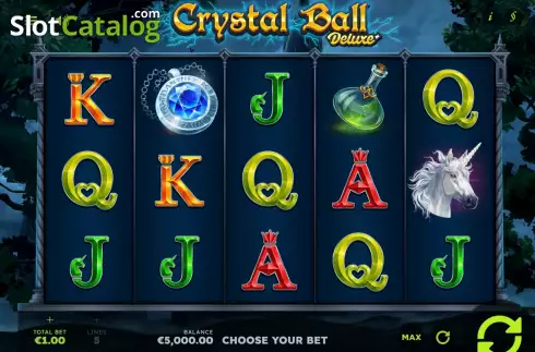Game screen. Crystal Ball Deluxe slot