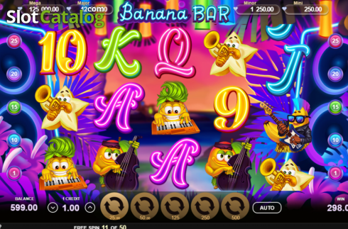 画面3. Banana Bar カジノスロット