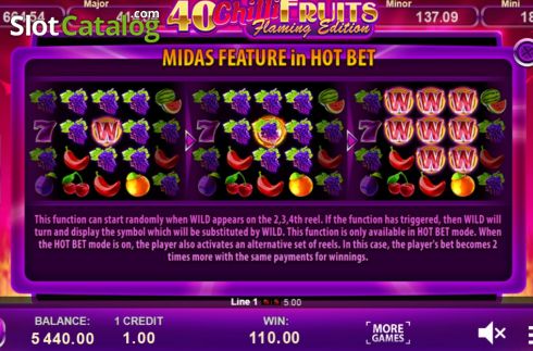Game Rules 2. 40 Chilli Fruits Flaming Edition slot