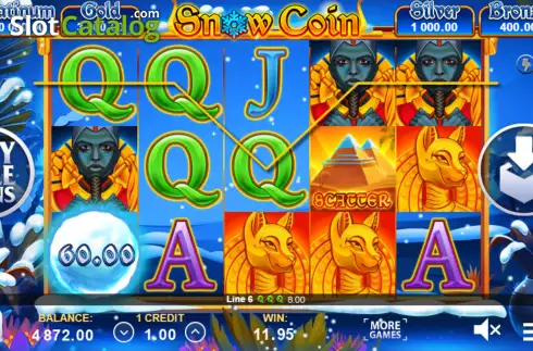 Win screen 2. Snow Coin: Hold The Spin slot