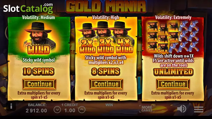 Video Gold Mania Slot