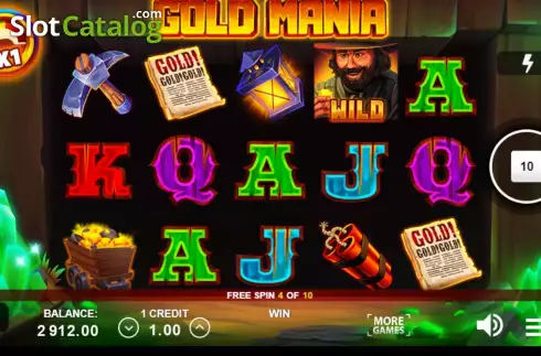 Free Spins 2. Gold Mania slot