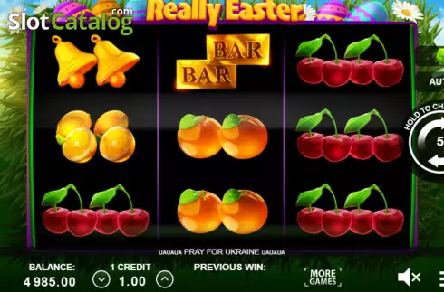 Game screen 2. Really Easter slot