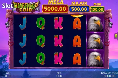 Game Screen. Buffalo Coin: Hold The Spin slot