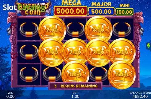 Bonus Gameplay Screen 2. Buffalo Coin: Hold The Spin slot