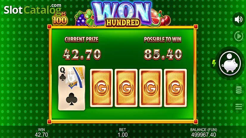 Won Hundred Gamble