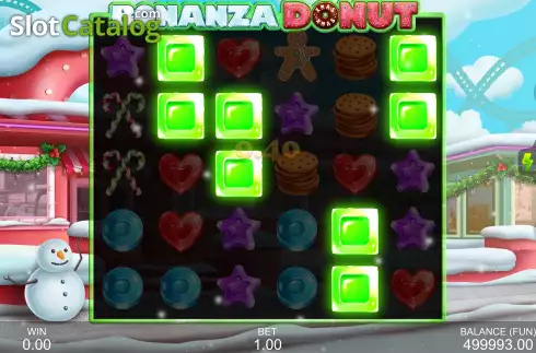 Win Screen 2. Bonanza Donut Xmas slot