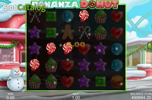 Free Spins Win Screen. Bonanza Donut Xmas slot