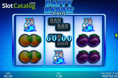 Win Screen 5. Happy Rabbit: 27 Ways slot