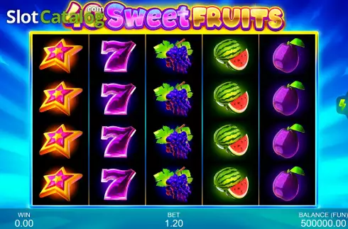 Game Screen. 40 Sweet Fruits slot