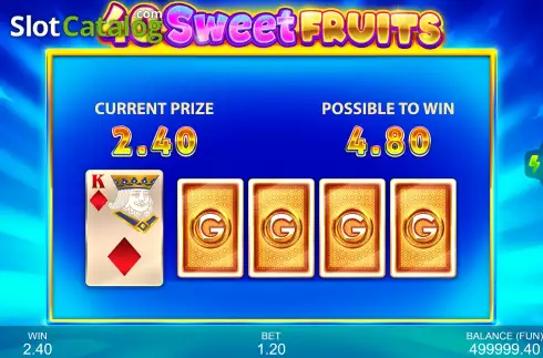 Win Screen 3. 40 Sweet Fruits slot