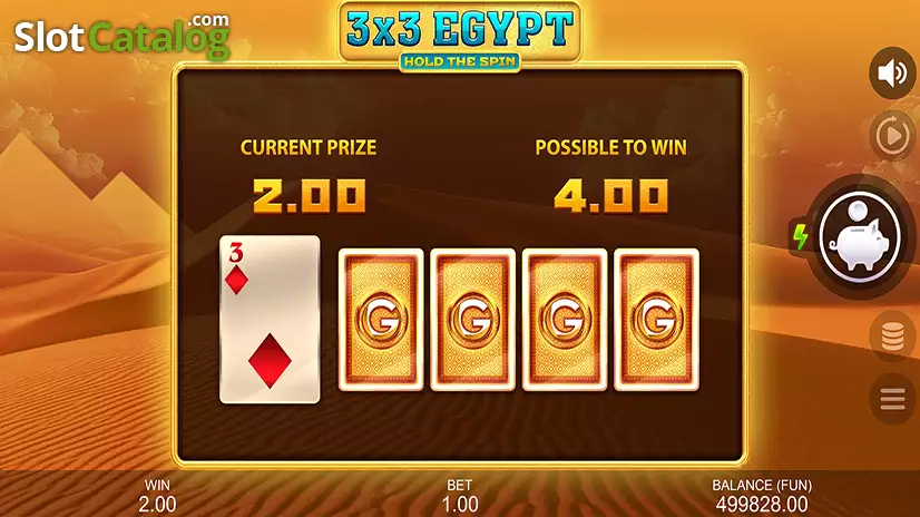 3x3 Egypt: Hold the Spin Gamble