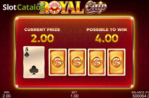 Win Screen 3. Royal Chip slot
