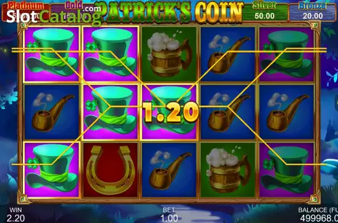 Free Spins lvl1 Gameplay Screen 3. Patrick's Coin: Hold the Spin slot