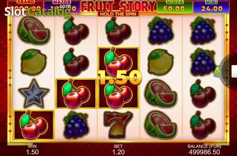 Win Screen 2. Fruit Story: Hold the Spin slot