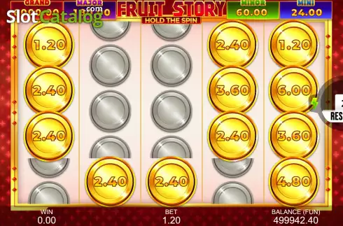 Bonus Game Win Screen 3. Fruit Story: Hold the Spin slot