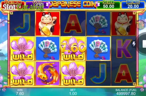 Win Screen 2. Japanese Coin: Hold The Spin slot