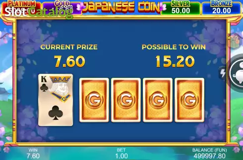 Schermo5. Japanese Coin: Hold The Spin slot