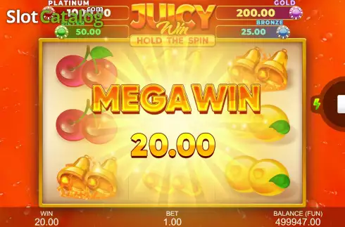 Ecran5. Juicy Win: Hold The Spin slot