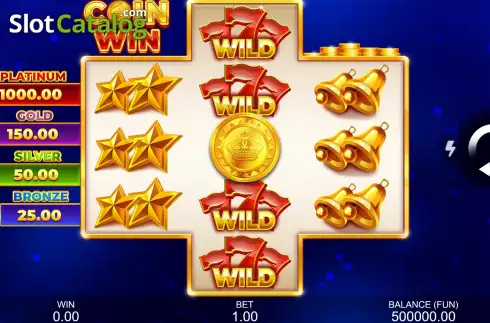 Game Screen. Coin Win: Hold The Spin slot