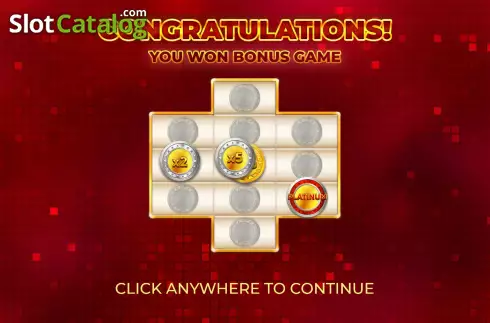 Bonus Game Win Screen 2. Coin Win: Hold The Spin slot
