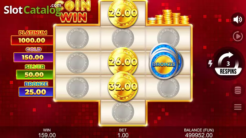 Coin Win: Hold The Spin Bonus Game
