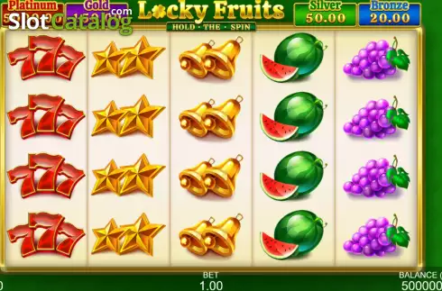 Game screen. Locky Fruits: Hold the Spin slot