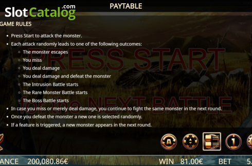 Captura de tela7. Monster Quest slot