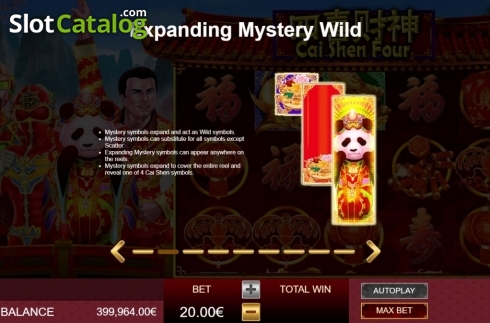 Mystery Wild. Cai Shen Four slot