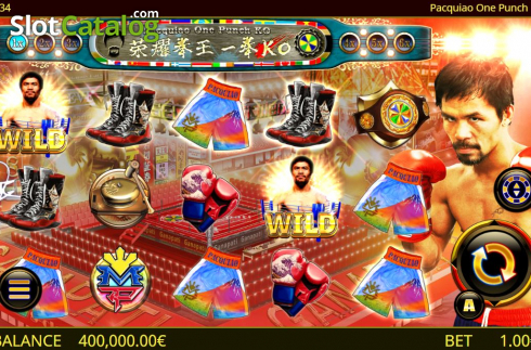 Reel Screen. Pacquiao One Punch KO slot