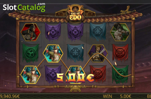 Win Screen 3. End of Edo slot