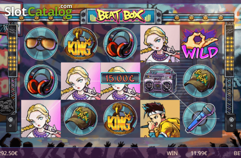 Win Screen 4. Beat Box slot