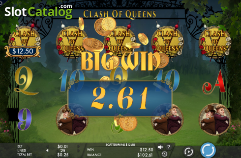 Big Win. Clash of Queens slot