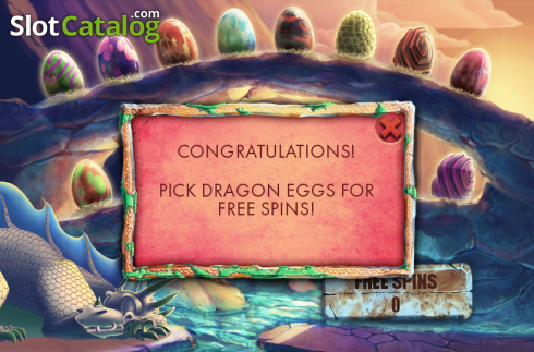 Free spins. Dragons Rock slot