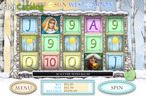 Bonus game. East of the Sun, West of the Moon slot