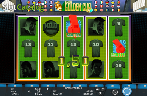 Scatter. Euro Golden Cup slot