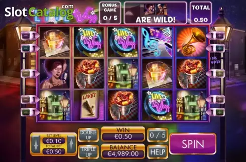 Free Spins with additional Wilds. Live Jazz slot