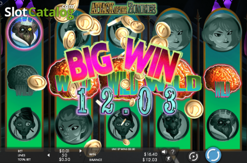 Big Win. Attack of the Zombies slot