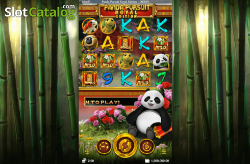 画面2. Panda Pursuit Royal Edition カジノスロット
