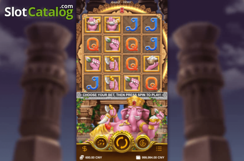 Bildschirm2. Ganesh's Blessing slot