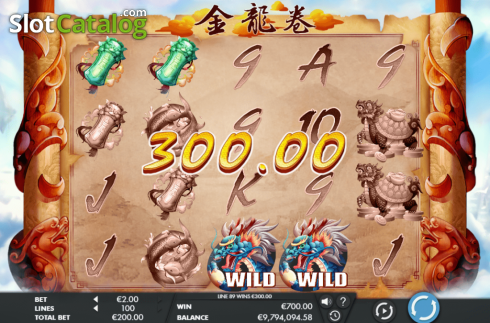 Win Screen 1. Dragon Scroll XL slot