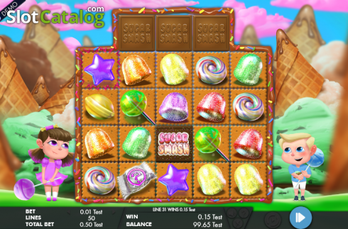 Bildschirm 3. Sugar smash slot