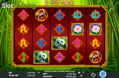 Bildschirm 2. Rich panda slot