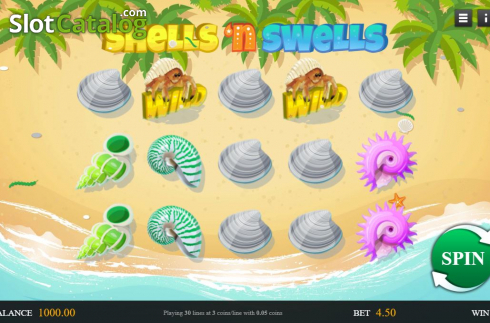 画面2. Shells 'n Swells カジノスロット