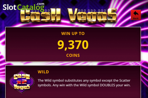 Bildschirm8. Cash Vegas slot
