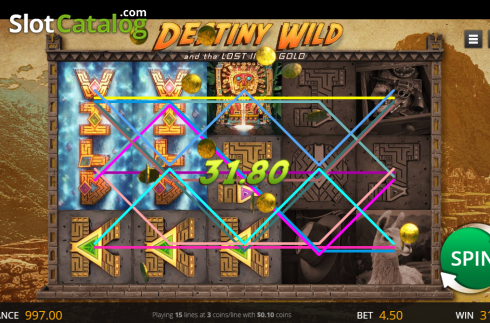 Win screen 2. Destiny Wild slot