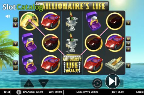 Ecran5. Millionaire’s Life slot
