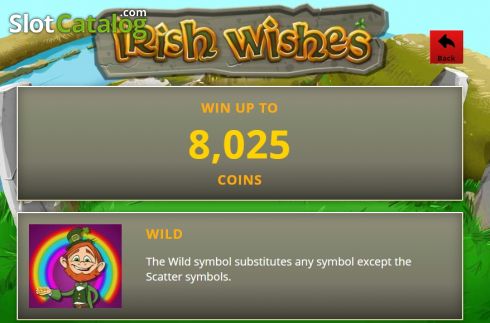 Bildschirm6. Irish Wishes slot